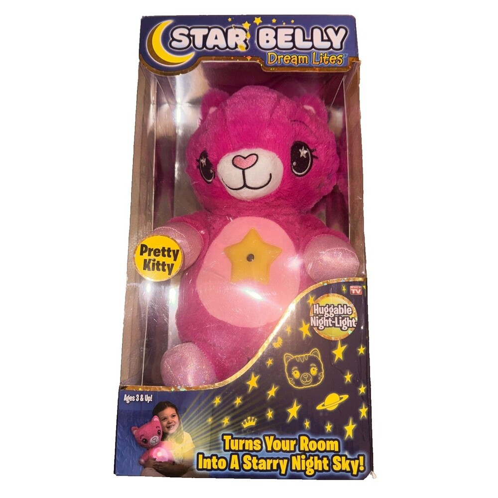 Ontel Star Belly Dream Lites Medium Pretty Kitty - Pink (SBPK-MC4) new